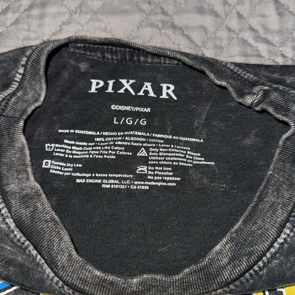 PIXAR DISNEY LIGHTNING MCQUEEN JUNIORS WOMEN CROP TOP SHIRT - Picture 4 of 6